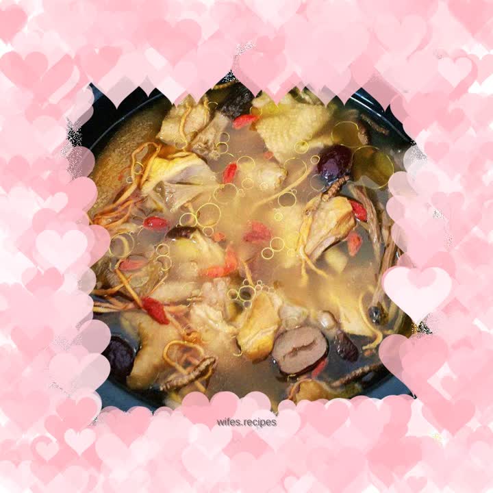 Wild mushroom stewed chicken