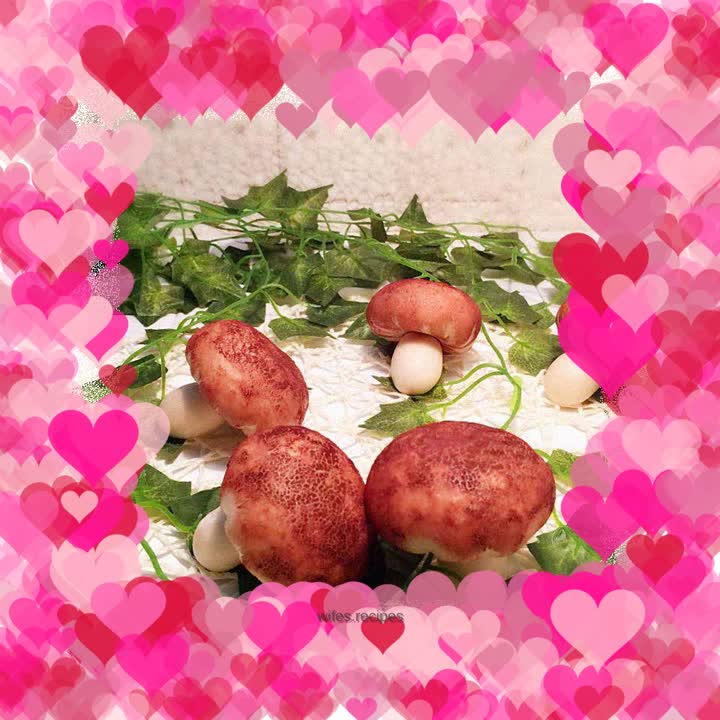 Mushroom and bean paste buns