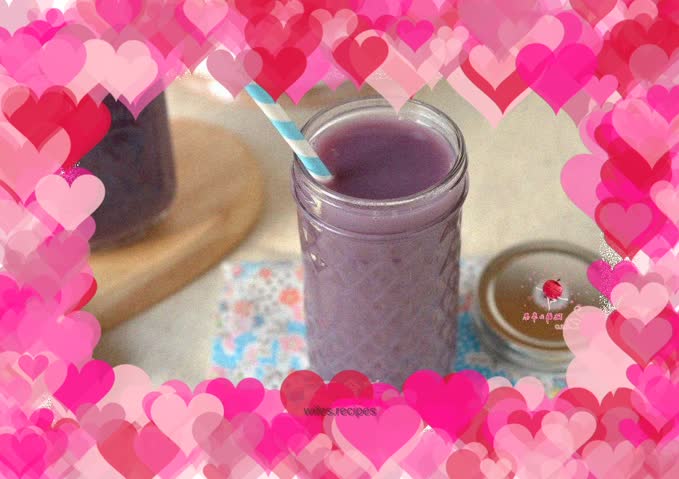 Purple sweet potato rice cereal