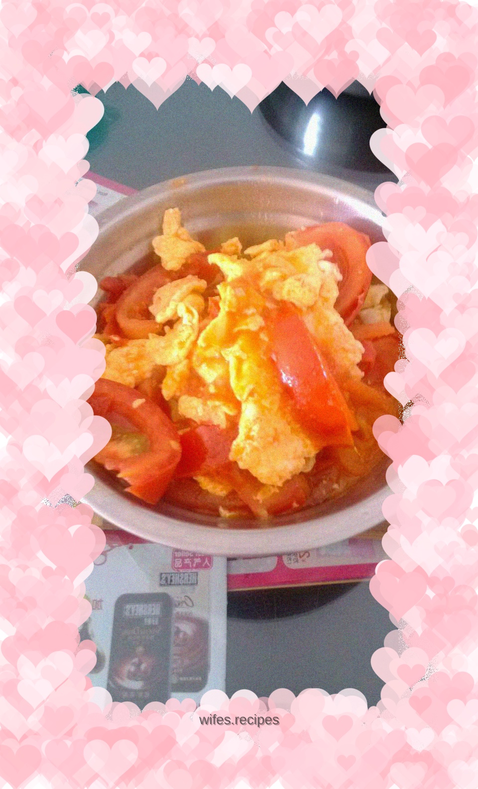 Tomato scrambled eggs