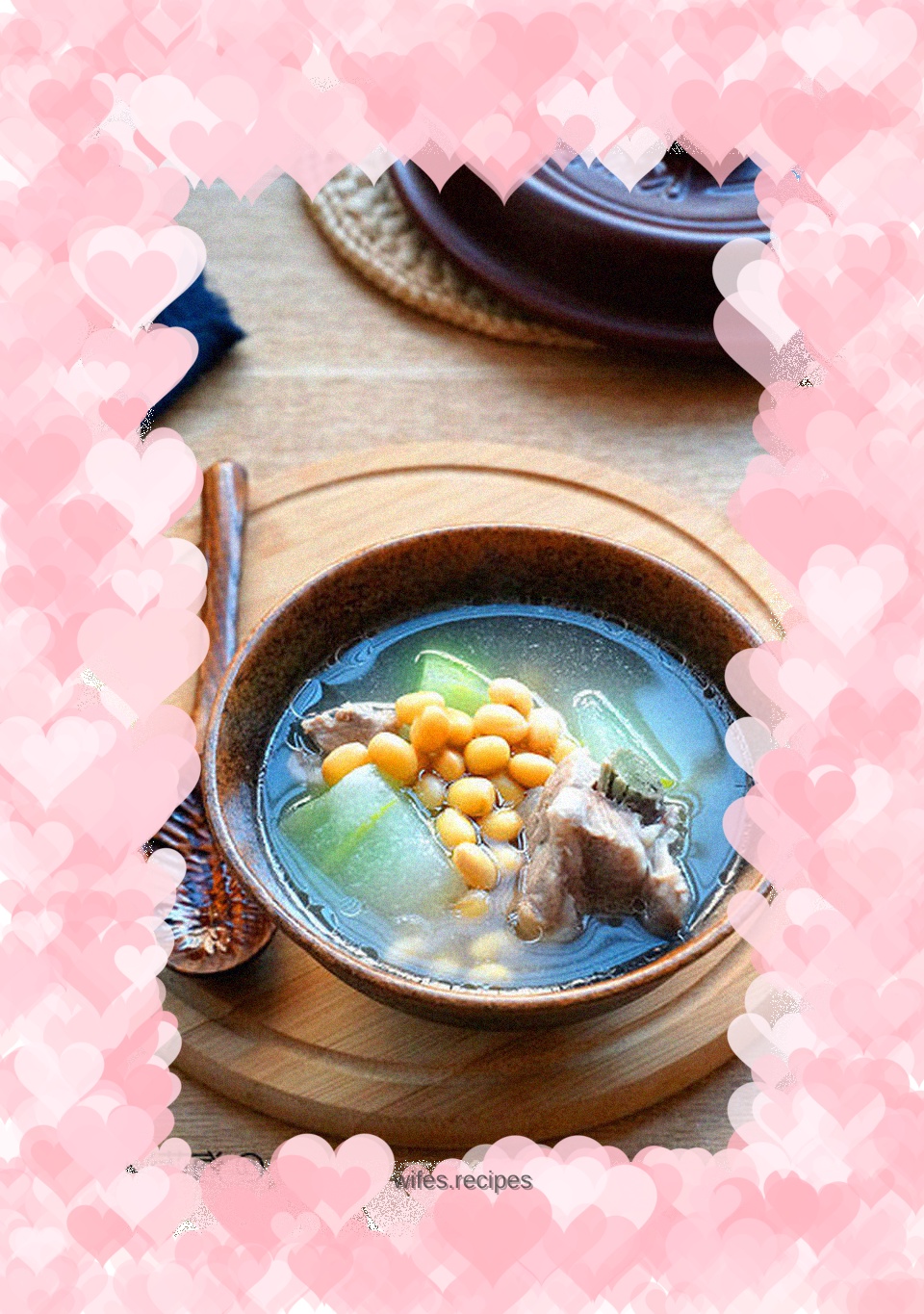 Winter Melon, Pork Ribs and Soybean Soup