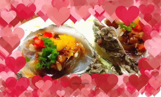 Colorful Garlic Oysters