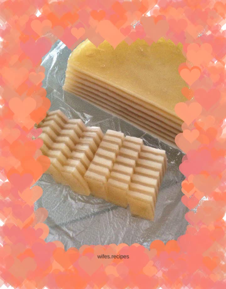 Thousand layer coconut milk cake