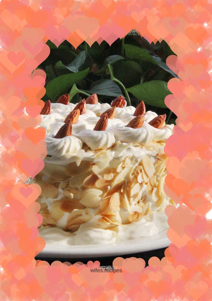 A baking gift that even novice bakers can easily give - Almond Cream Cake