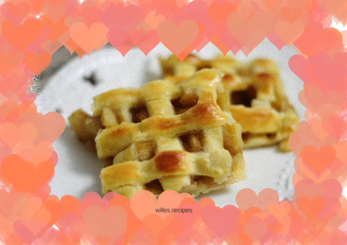 Homemade simple version of apple pie