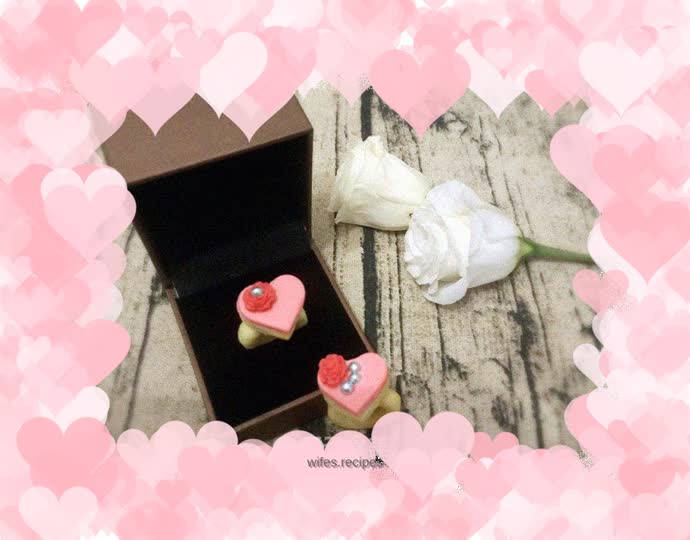 Chinese Valentine's Day love ring cookies