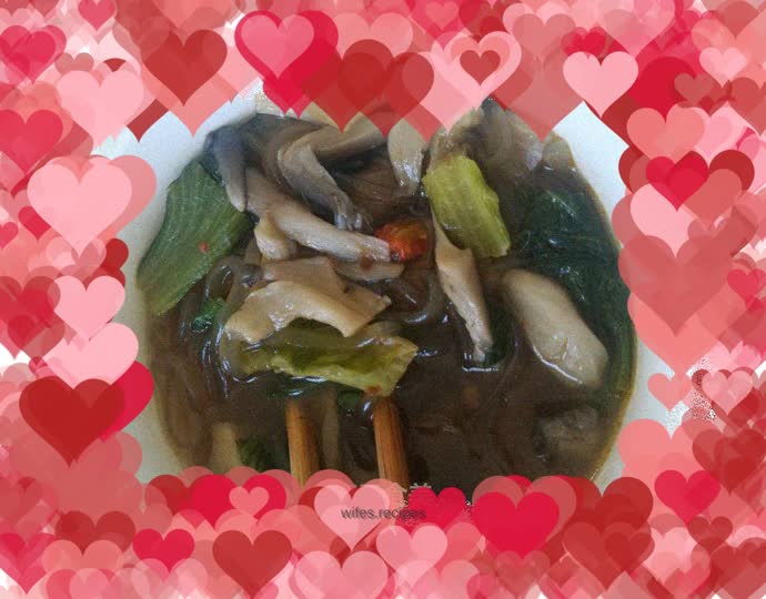 Mushroom Vermicelli Soup