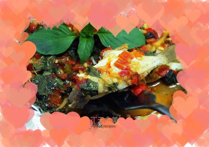 Grilled Fish with Pickled Pepper and Basil