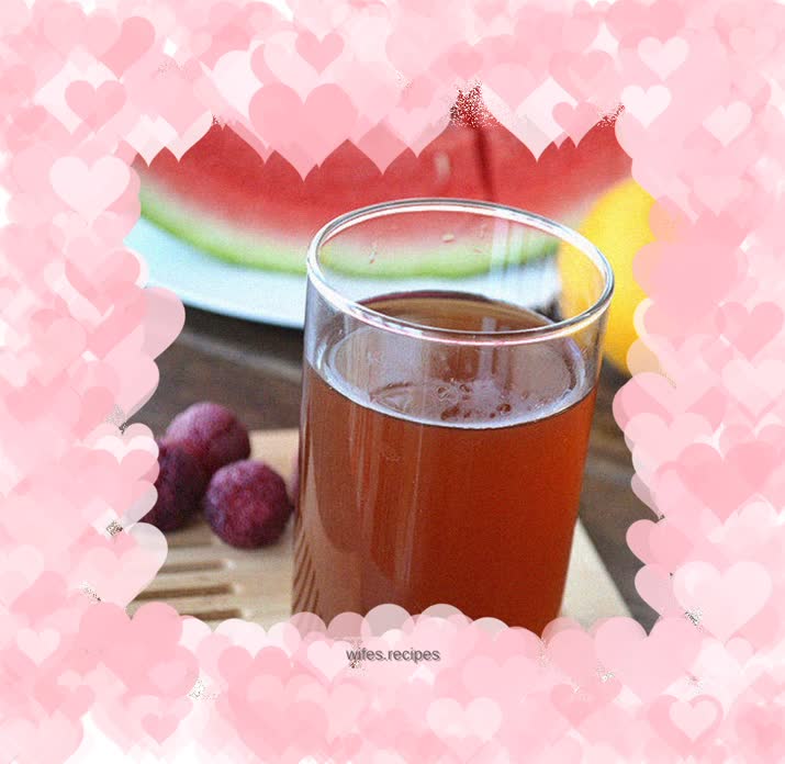 Sour plum soup - produces fluid to quench thirst, relieves irritability and relieves heat