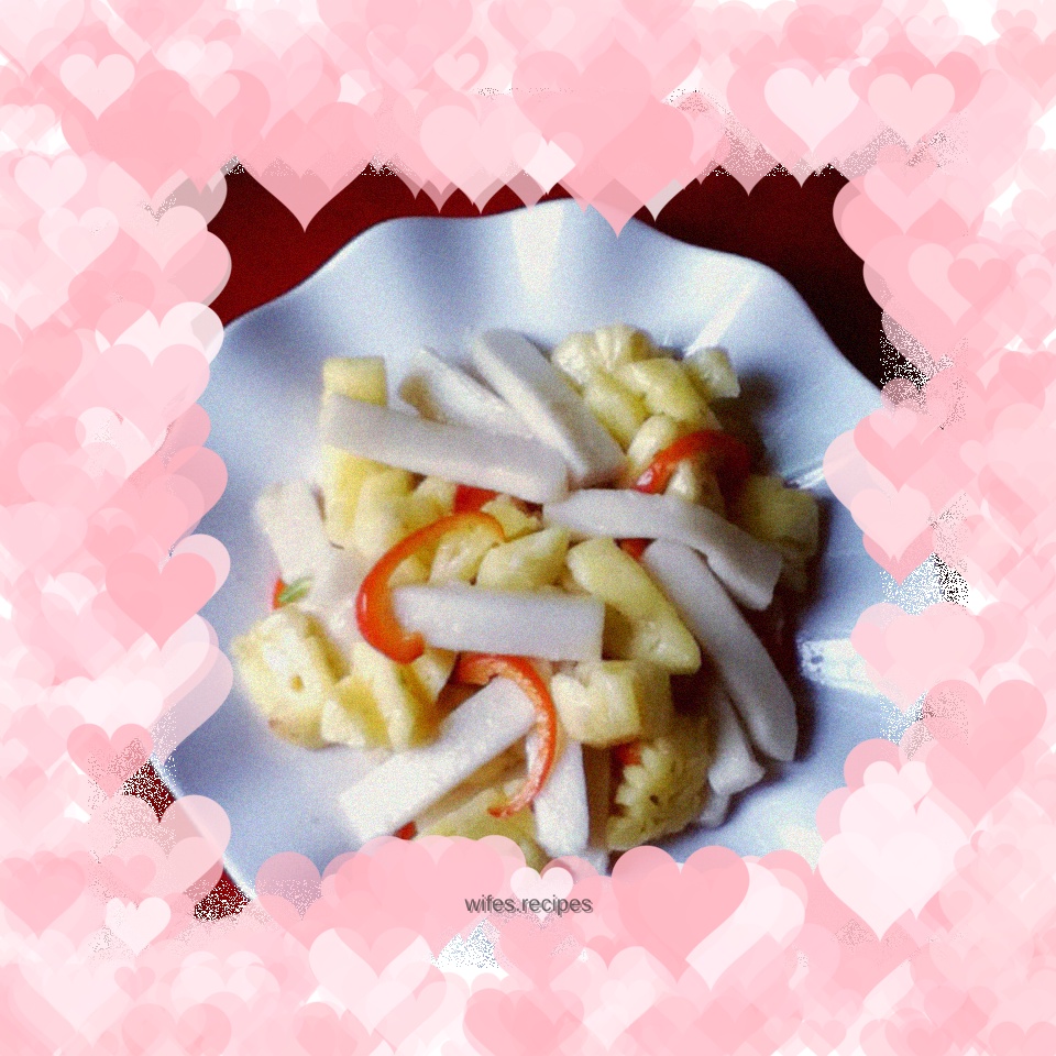 Pineapple Fried Rice Cake