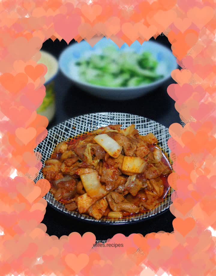 Kimchi twice-cooked pork