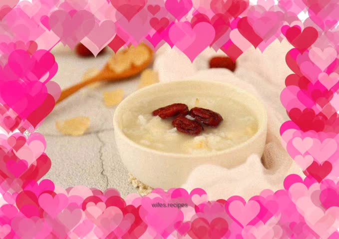 Red dates, white fungus and lily porridge