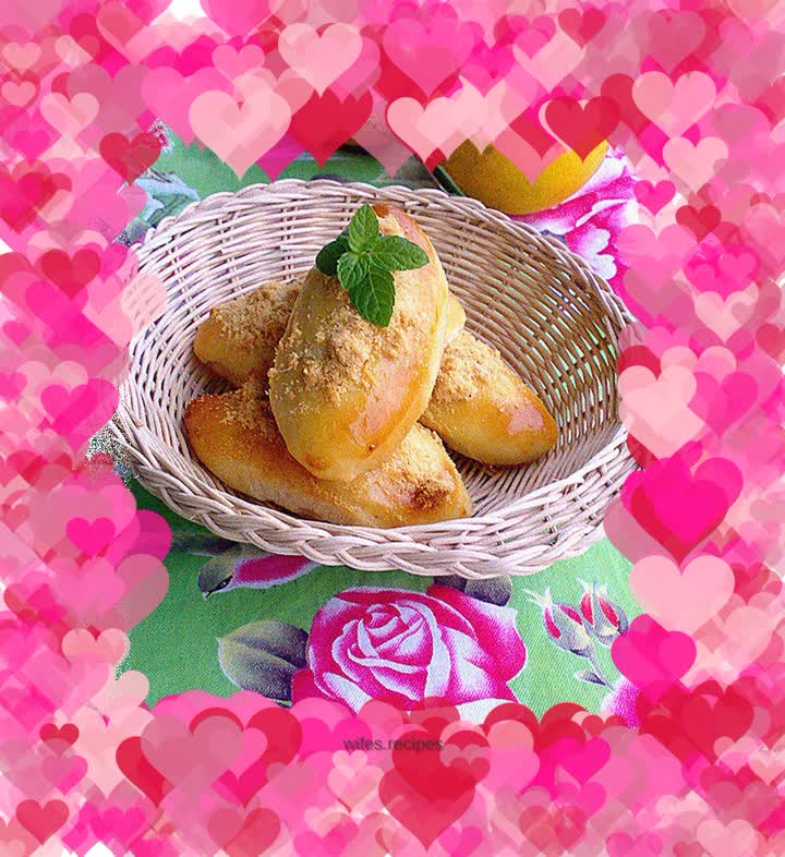 Chinese method: Pork floss buns with Thousand Island Sauce