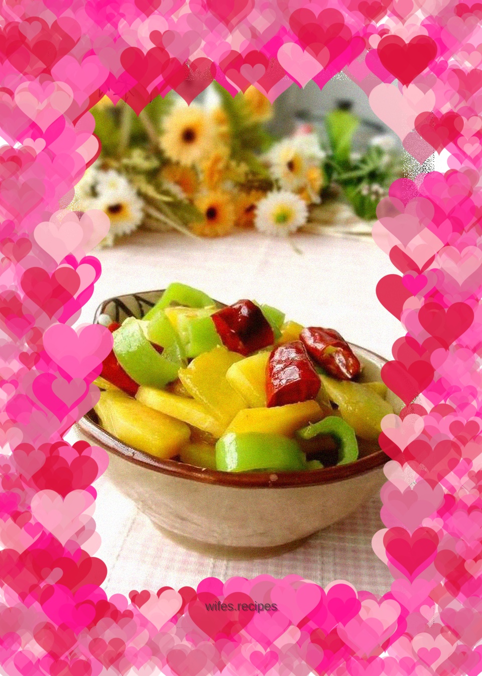 Spicy pepper pumpkin slices