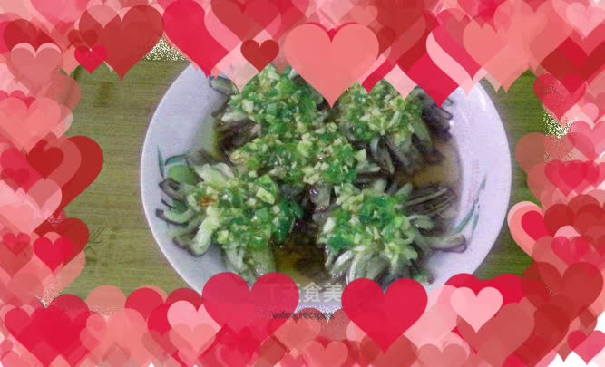 Steamed Eggplant with Garlic Sauce