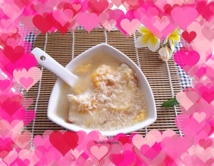 Boiled eggs with fermented glutinous rice wine