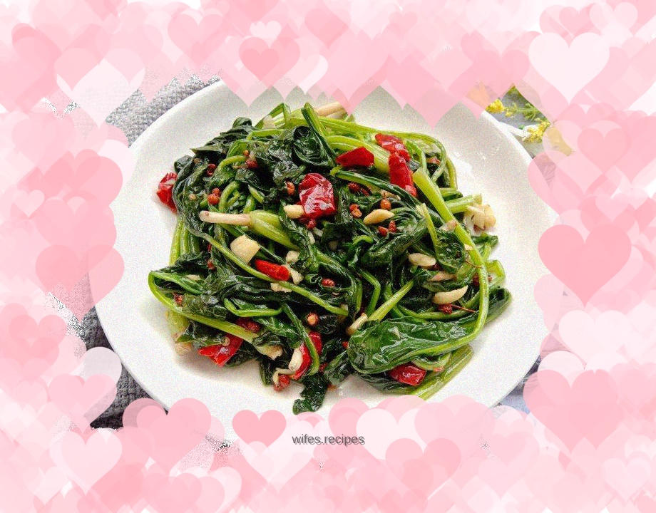 Stir-fried spinach