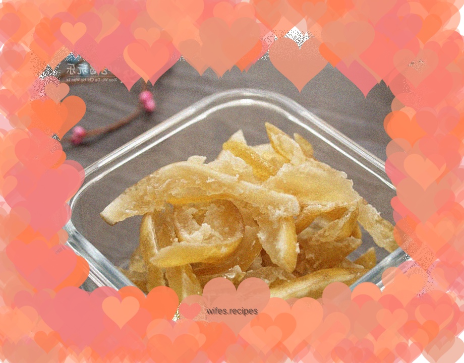 Pomelo peel candy