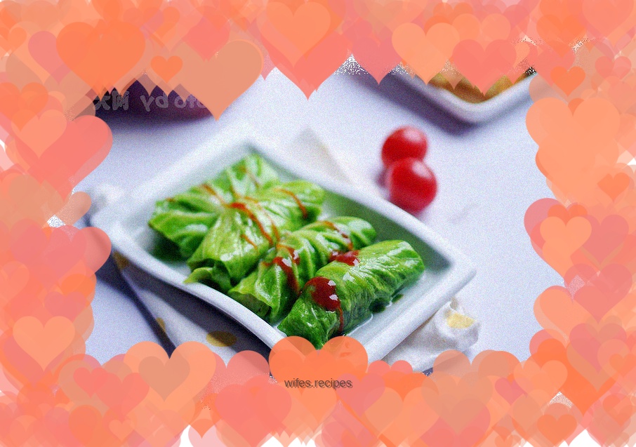 Cabbage and meat rolls