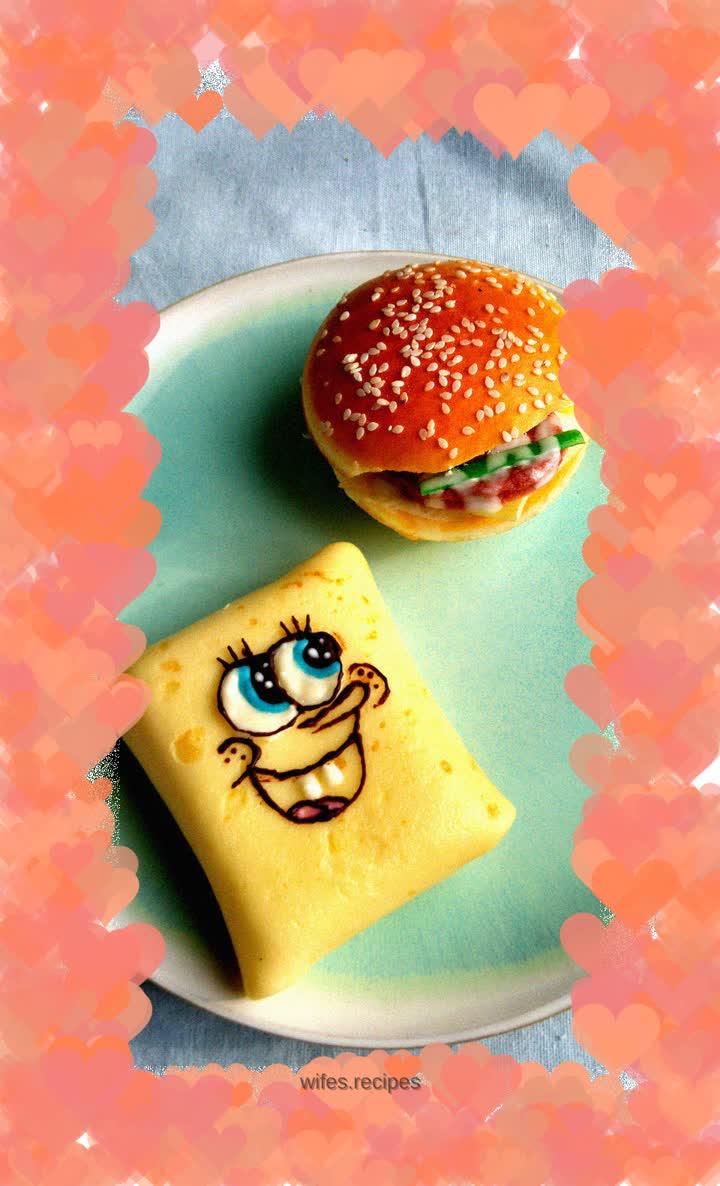 SpongeBob SquarePants Yellow Peach Pancake