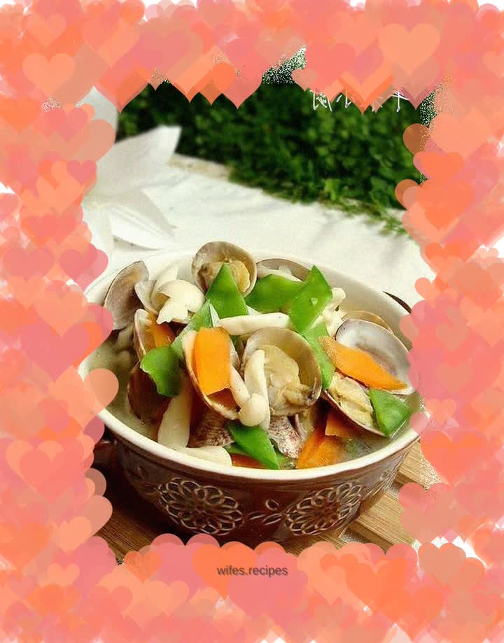 Seafood Mushroom Clam Soup