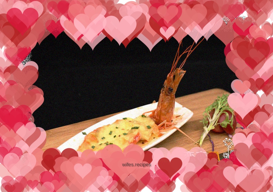 Baked Argentinian Red Shrimp with Cheese