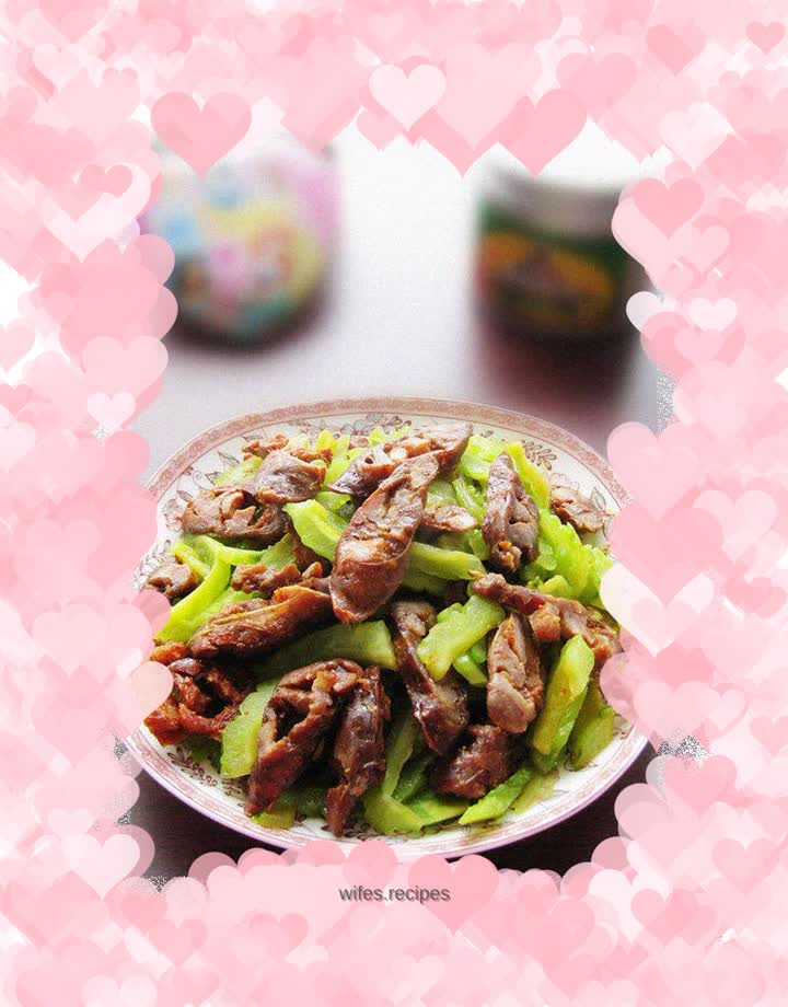 Stir-fried Bitter Gourd with Sausage