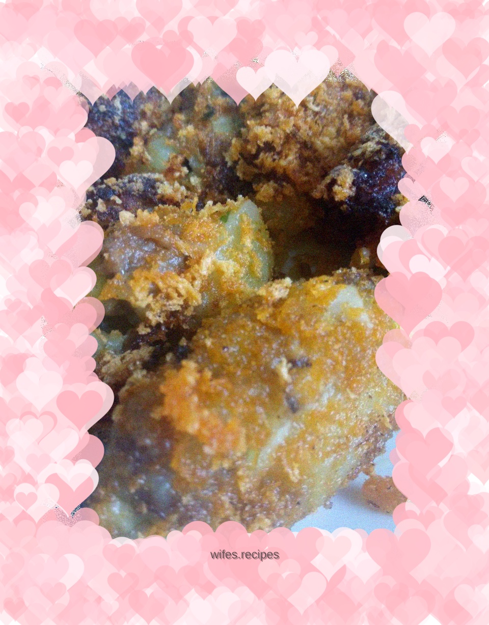 Fried potato dumplings