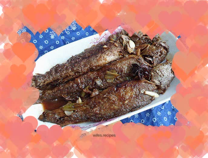 Braised sensitive fish