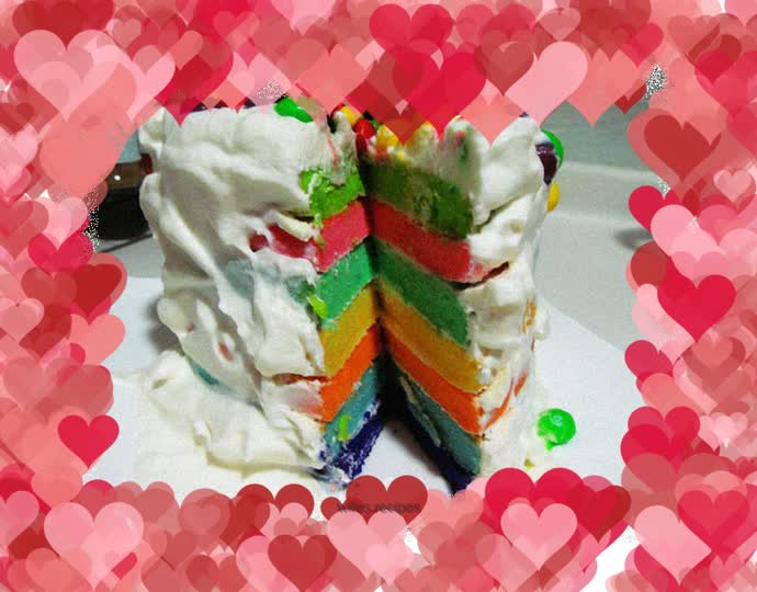 Rainbow cake