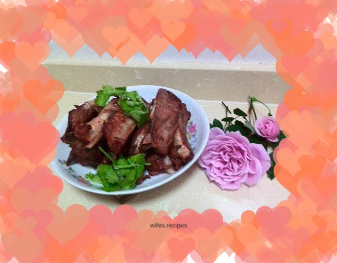 Crispy bean curd bone