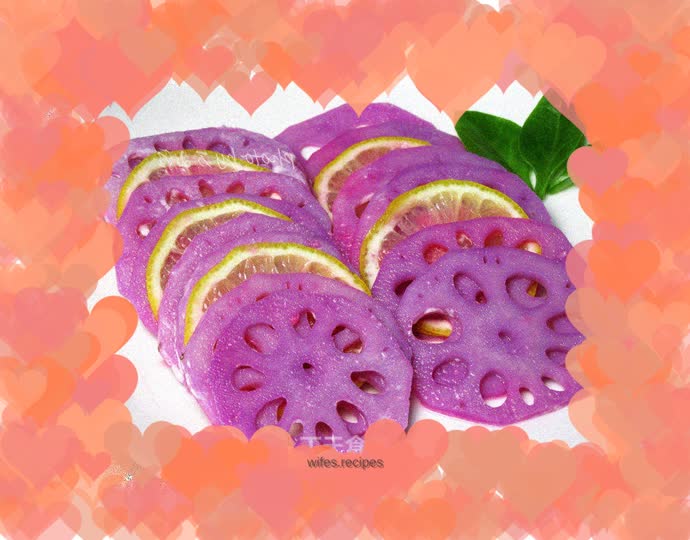 Rouge lemon lotus root