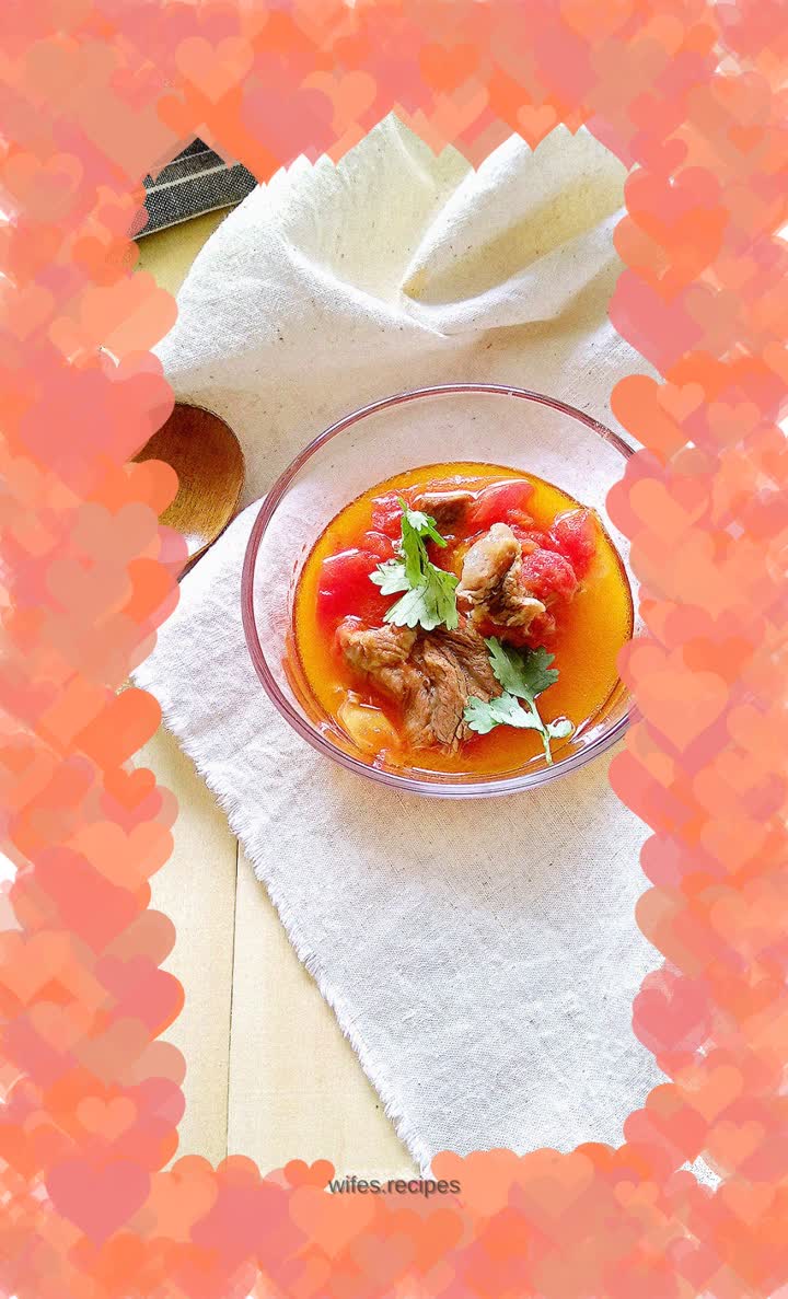 Tomato pork ribs soup