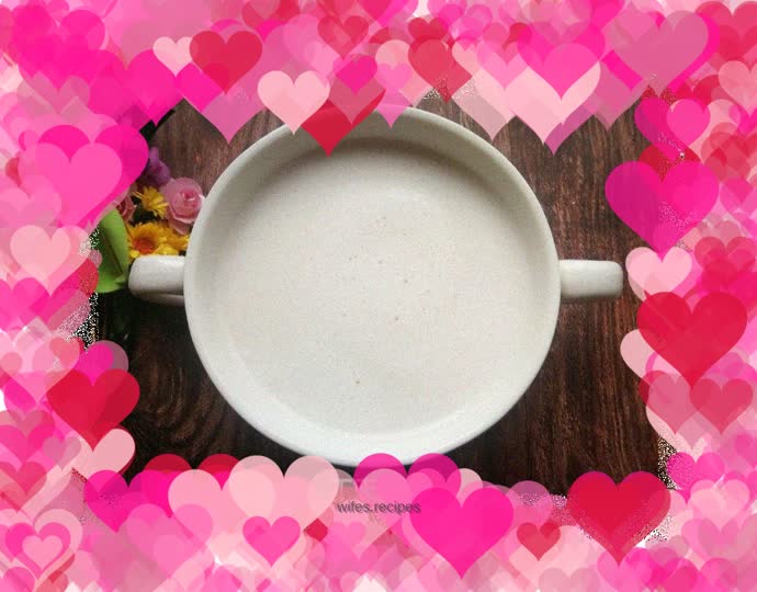 Oatmeal rice milk with osmanthus and taro