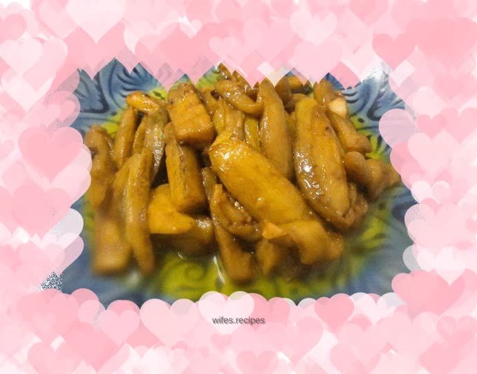 Homemade version【Fish-flavored eggplant strips】
