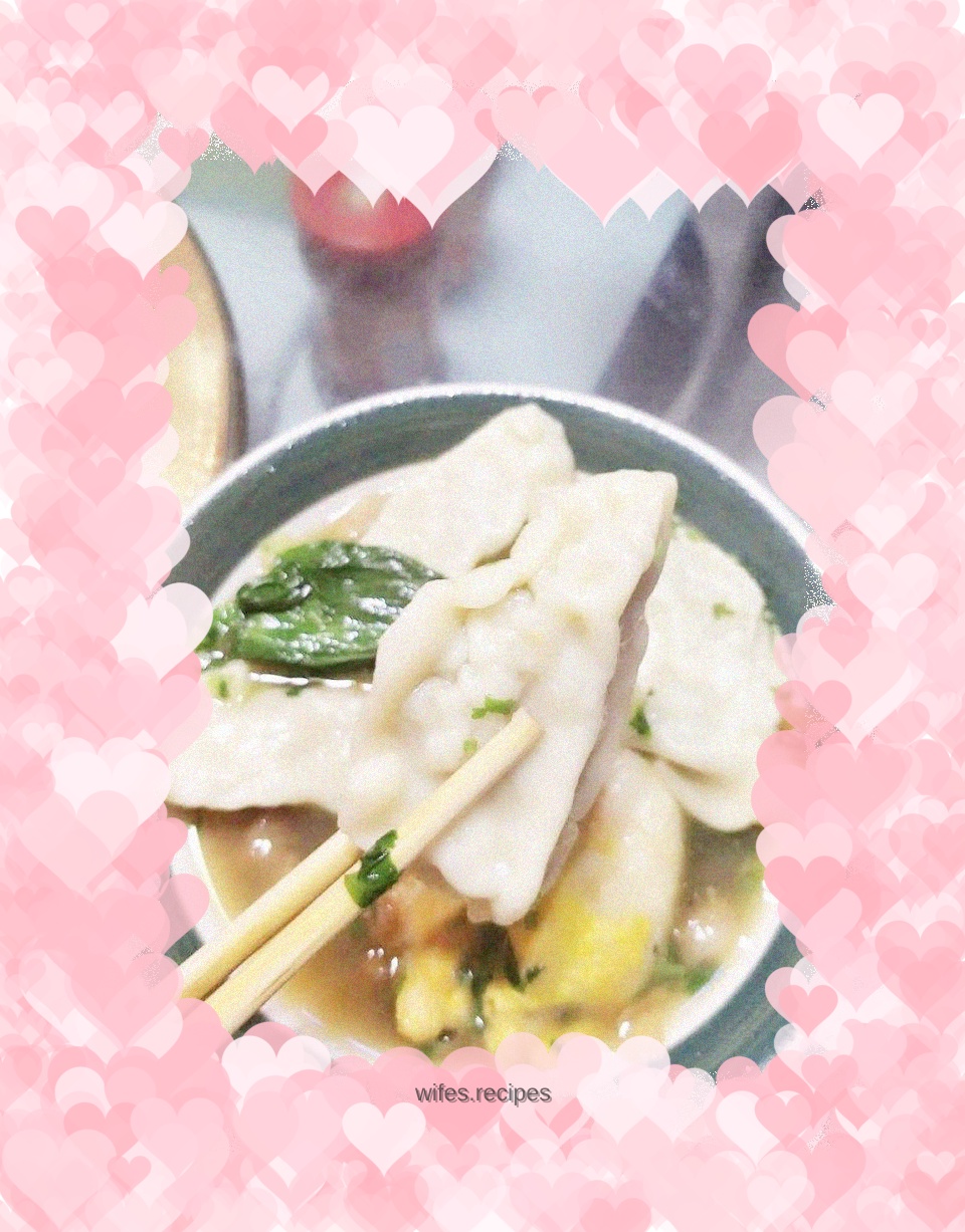 Purely handmade mushroom and pork dumplings