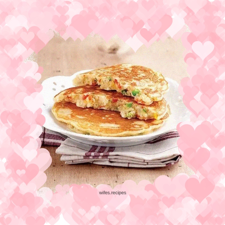 Vegetable French Waffles