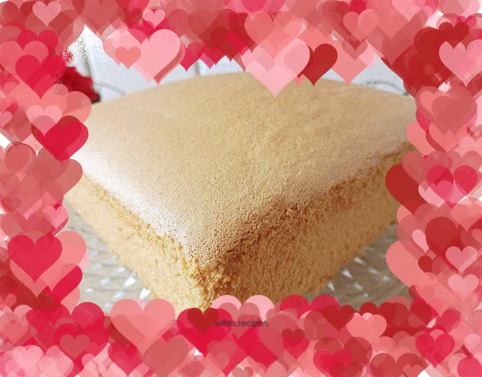 Chiffon cake (10-inch square mold)