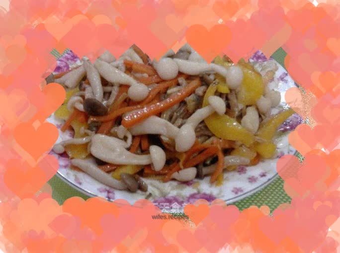 Colorful White Jade Mushroom