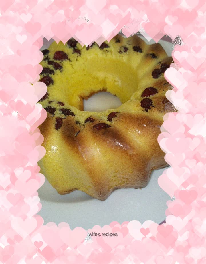 Cranberry Sponge Savarin