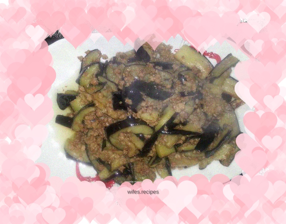 Eggplant with minced meat