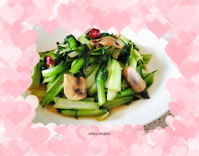 【Yantai】Stir-fried Tart Vegetables with Mushrooms