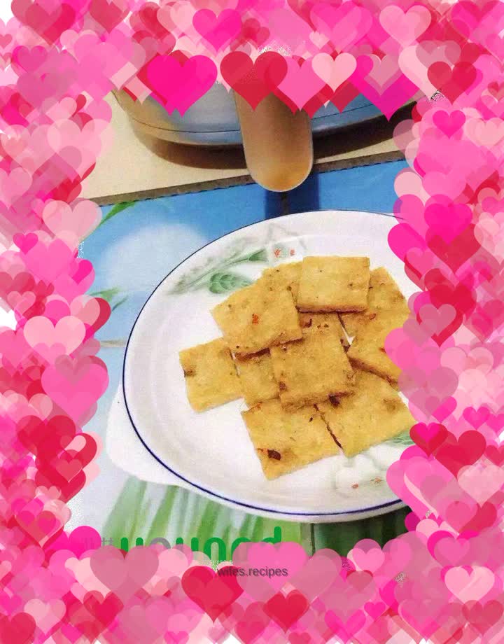 Air fryer version of rice crispy rice