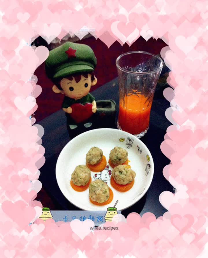 Steamed shrimp balls