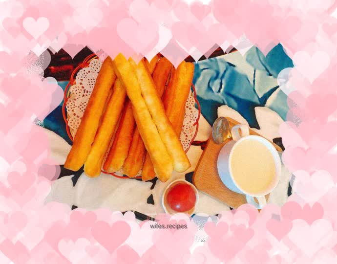 Homemade fried dough sticks, fluffy, delicious and safe😋
