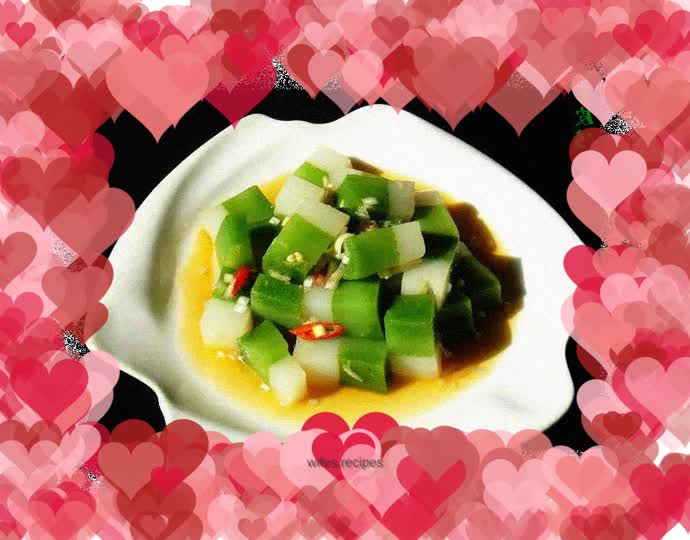 Kuaishou cold dish - jade skin jelly