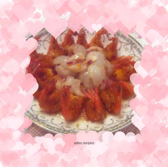 Lychee Crispy Anchovy Shrimp