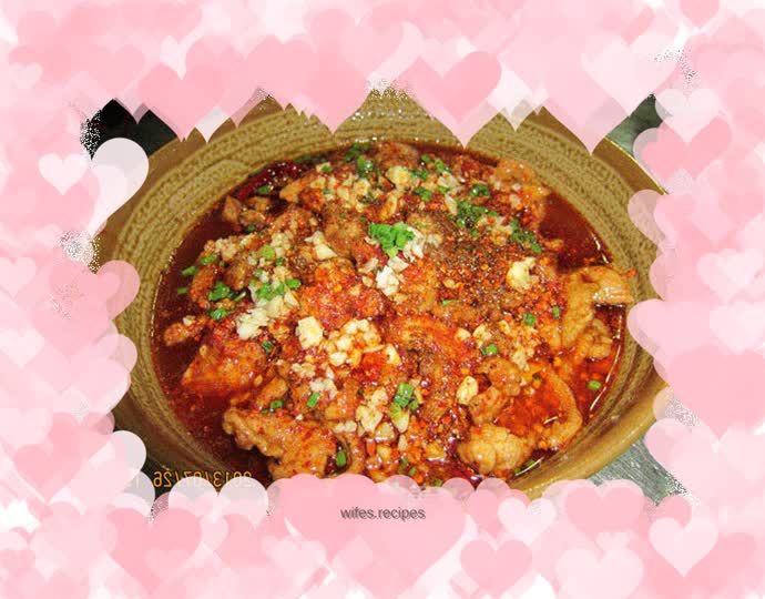 New style boiled pork slices