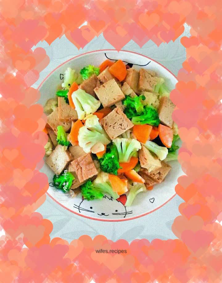 Shuanghua Fried Vegetarian Chicken and Tofu