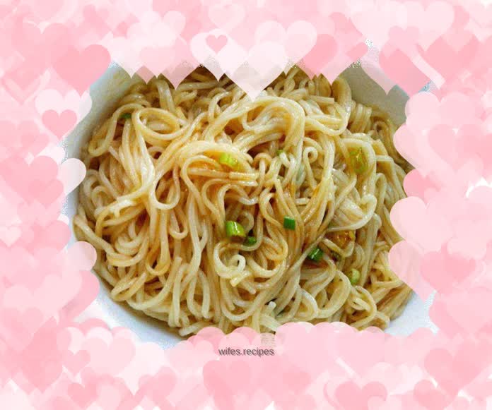 Scallion oil noodles